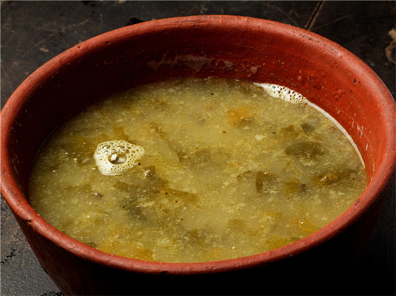 酸菜胡豆瓣汤